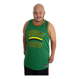 Regata Basquete Masculina Plus Size M10 Reggae Roots