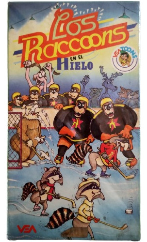 Los Raccoons En El Hielo Vhs Original 