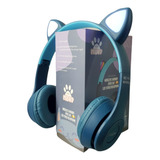 Auriculares Diadema Bluetooth Orejas De Gato Mz-p47 Radio/sd