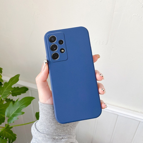 Capa Silicone Aveludada Para Samsung Galaxy A50 + Película