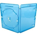 100 Estuches Azul Para Disco Blu Ray 7mm., Excelentes!!