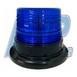 Baliza Giratoria Luz 12 Led Flash Auto Camiones 12v 24v Azul