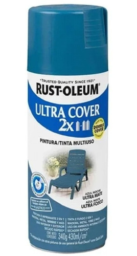 Pintura En Aerosol Rust Oleum Ultra Mate Cover 2x 430 Ml