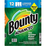 Bounty Avanzada Select-a-tamaño - Toallas De Papel (12 Rollo