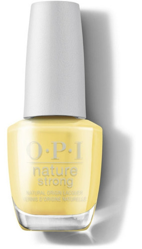 Opi Nature Strong Vegano Make My Daisy Tradicional X 15 Ml Color Amarillo