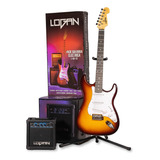 Logan Kit Guitarra Eléctrica Tst-sb +amplificador+accesorios