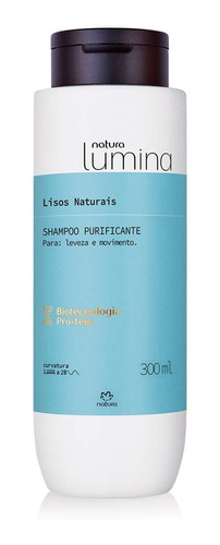 Shampoo Purificante Para Cabelos Lisos Lumina 300 Ml
