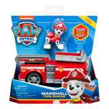 Paw Patrol Figura Y Vehiculo Marshall Fire Engine Original