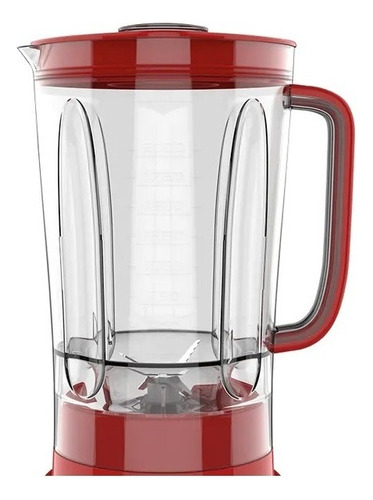 Copo Liquidificador Philco Ph900 Vermelho Com 06 Laminas 