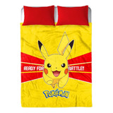 Cobertor Ligero Matrimonial Pikachu Pokémon Providencia