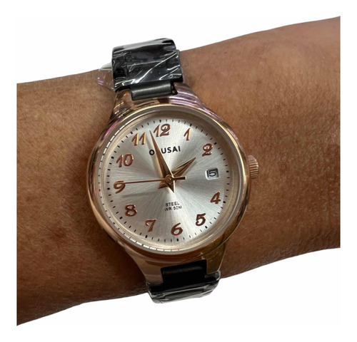 Reloj Okusai Acero  Dama  Calendario  Wr50mts - Taggershop