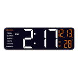Relógio Cronometro Led Digital Mesa Parede C/ Controle