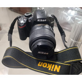  Nikon D3200 + Lente 18-55mm + Lente 8-200mm + Luces Led