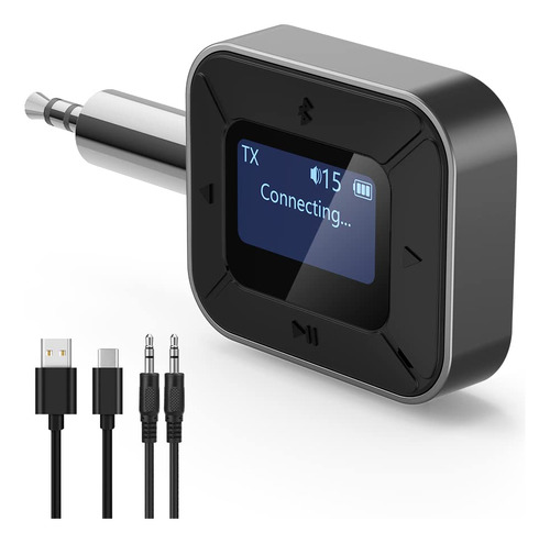 Ifofo Receptor De Transmisor Bluetooth 2 En 1 Adaptador De .