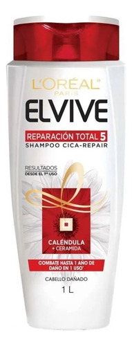 Shampoo L'oréal Elvive En Botella De 1000ml Por 1 Unidad