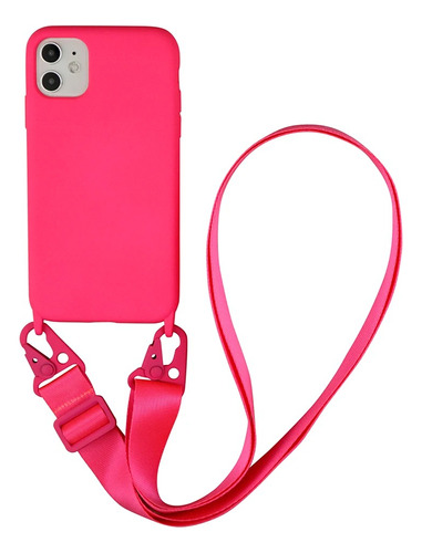 Capa Capinha Com Cordão Alça Para iPhone 11 13 14 15 Pro Max