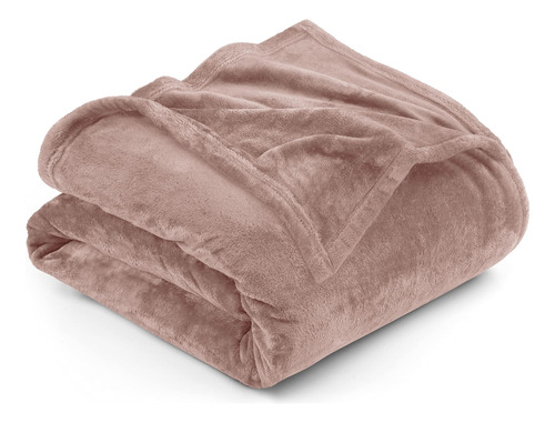 Utopia Ropa De Cama Manta Polar Tamaño Doble Rosa 300gsm Man