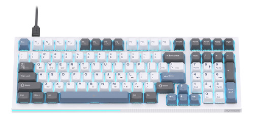 Kemove K98se Teclado Mecanico Para Juegos, 98 Teclas Led Ret