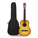 Guitarra Acustica Cuerdas Nylon + Funda Acolchada + Pua Gtia