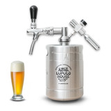 Dispensador De Cerveza Straight Tube + Growler 2 Lt + 4 Co2