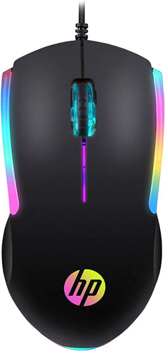 Mouse Gamer Alambrico Usb, *rgb* 7 Colores De Leds Hp M160