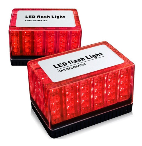 Baliza De Led Con Iman 48w Con Efectos 12v 810 Rojo Bomberos