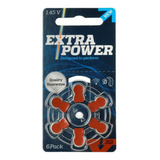 Extrapower 312 / Pr41 - 6 Baterias Para Aparelho Auditivo