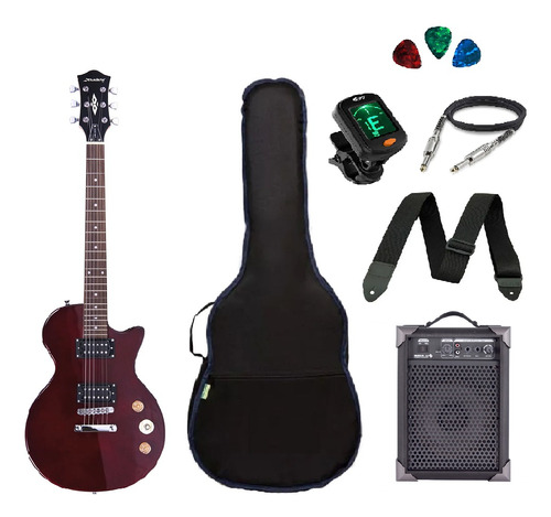 Kit Guitarra Strinberg Les Paul Lps200 + Caixa Amplificada