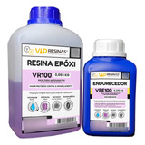 Resina Epoxi Uv Vr100 1,0 Kg (baixa Espessura) / Vip Resinas