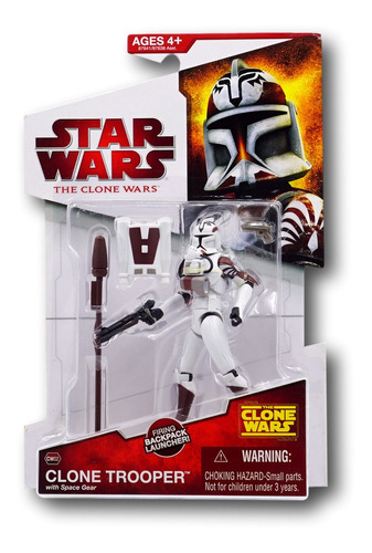 Star Wars The Clone Wars Clone Trooper With Space Gear Cw02