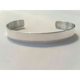 Pulsera Esclava Pinza 9 Mm Niño Plata 925 Incluye Grabado