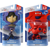 Disney Infinity Hiro E Baymax (2.0) Com Cartas Perfeitos 