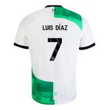 Elegante Uniforme De Liverpool Estampado Luis Diaz Deluxe