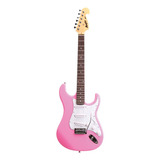 Guitarra Elétrica Tagima Memphis Mg-32 Stratocaster De  Tília Pink Com Diapasão De Pau-rosa