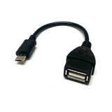 Cabo Otg Adaptador Micro Usb V8 Para Pendrive Celular