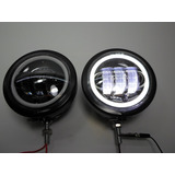 Faros Auxiliares C/ojo Negro Moto Chooper 4.5 '' Metal 2pz