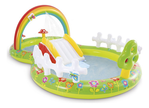 Piscina Inflável Playground Meu Jardim 450 Litros Intex