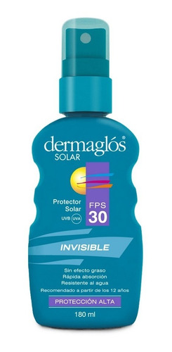 Dermaglos Solar 30 Fps Spray Invisible X 180 Ml
