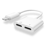 Adaptador Duplo De Fone E Carregador Para iPhone E iPad