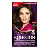 Tintura Koleston Kit Wella Permanente 30 Castaño Oscuro