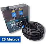 Cable Hdmi 25 Metros V2.0 Real 4k 60hz 3d Dorado Ethernet Premium Compatible Con Arc Y Hdr  Mts-hdmi4k2500 Amitosai