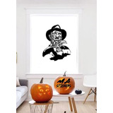 Adorno Para Ventana Halloween Freddy Krueger