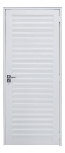 Porta Palheta Alumínio 210x90 Maçaneta Premium Linha 30