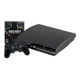 Sony Playstation 3 Slim 160gb Call Of Duty: Black Ops Cor  Charcoal Black