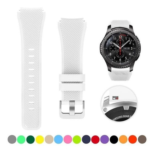 Correa De Silicona Para Samsung Galaxy Watchs3 -gt2 46mm 22m