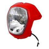 Faro Delantero Completo Para Honda Navi 110 Rojo Mtc