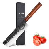 Huusk Nakiri Cuchillo Japonés Para Verduras De 7 Pulgadas