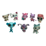 Lote 08 Brinquedos Bonecos Lps Littlest Pet Shop Kit 1501-3