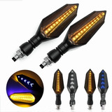 2 Direccionales Focos Led Motocicleta Secuencial Drl 2 Caras