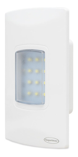 Lâmpada Luminária De Emergência Embutir 100 Lumens Econômica Cor Branco 110v/220v